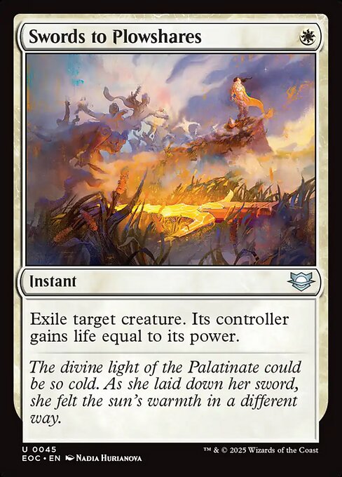 Swords to Plowshares