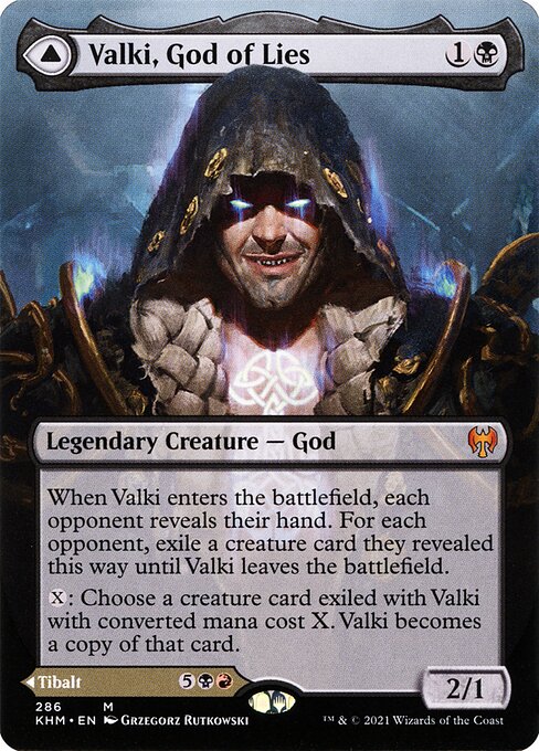 Valki, God of Lies // Tibalt, Cosmic Impostor (Borderless)