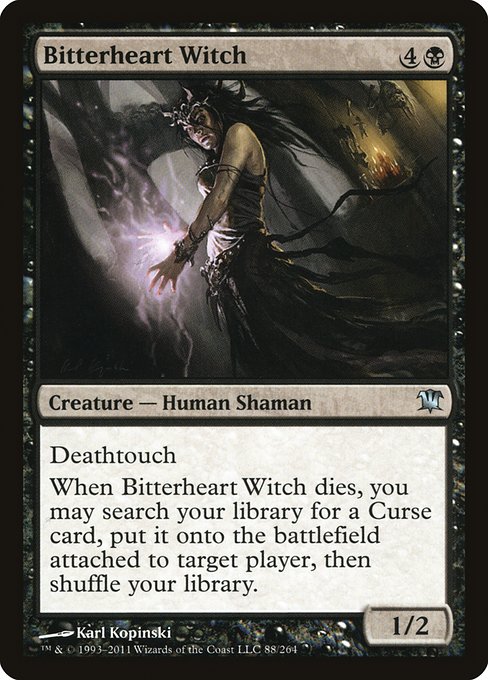 Bitterheart Witch · Innistrad [ISD] · MTG Card · Australian Magic