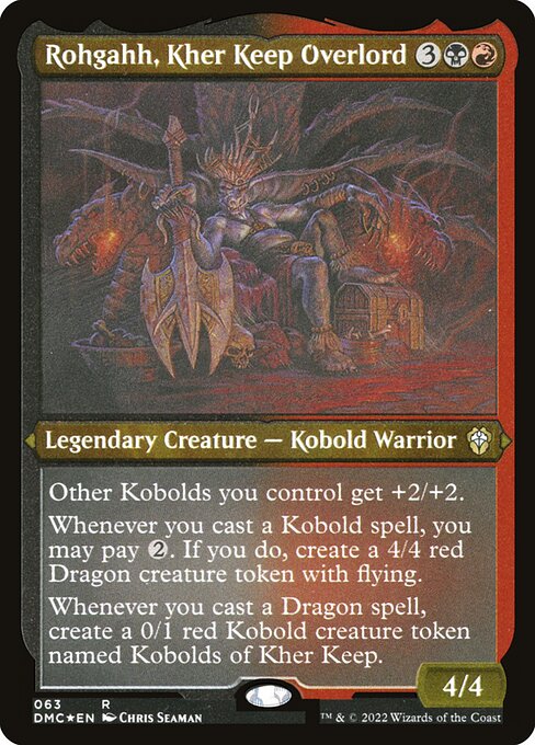 Rohgahh, Kher Keep Overlord (Etched) · Dominaria United