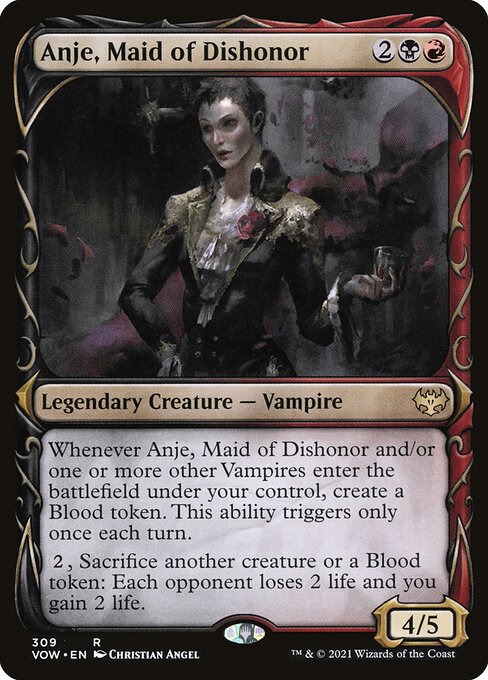 Castle Dracula MtG Art from Innistrad: Crimson Vow Set by Cliff